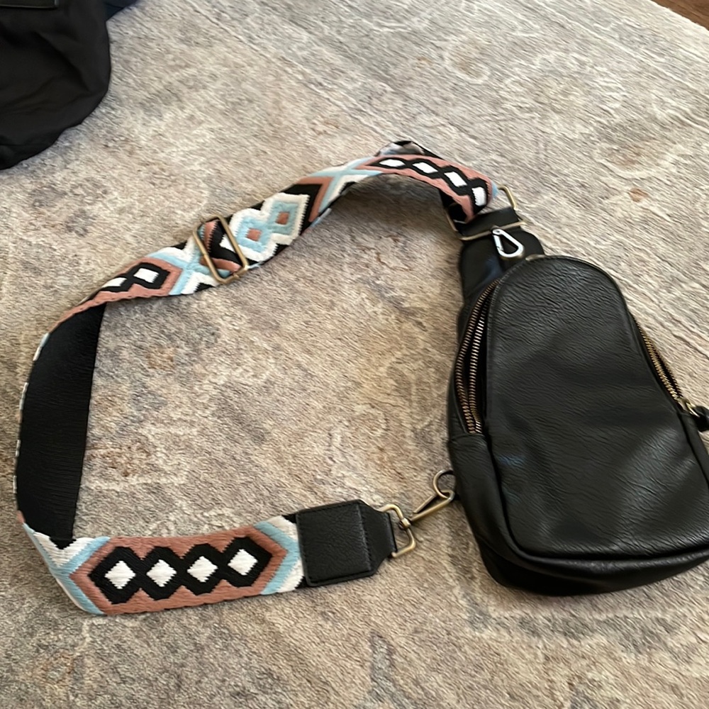 Anthropologie - Liberty Sling Bag 
 Urban Originals - Black -  worn twice